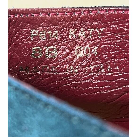 Y2K Coach P614 Katy Suede Striped Mule Size 8B - Picture 7 of 12
